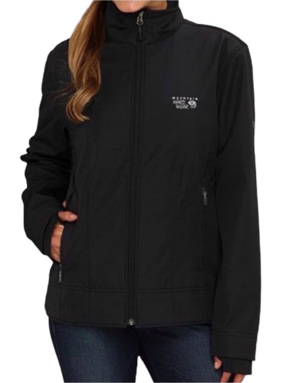 Mountain Hardwear Womenās Callisto Softshell Jacket Black Size S